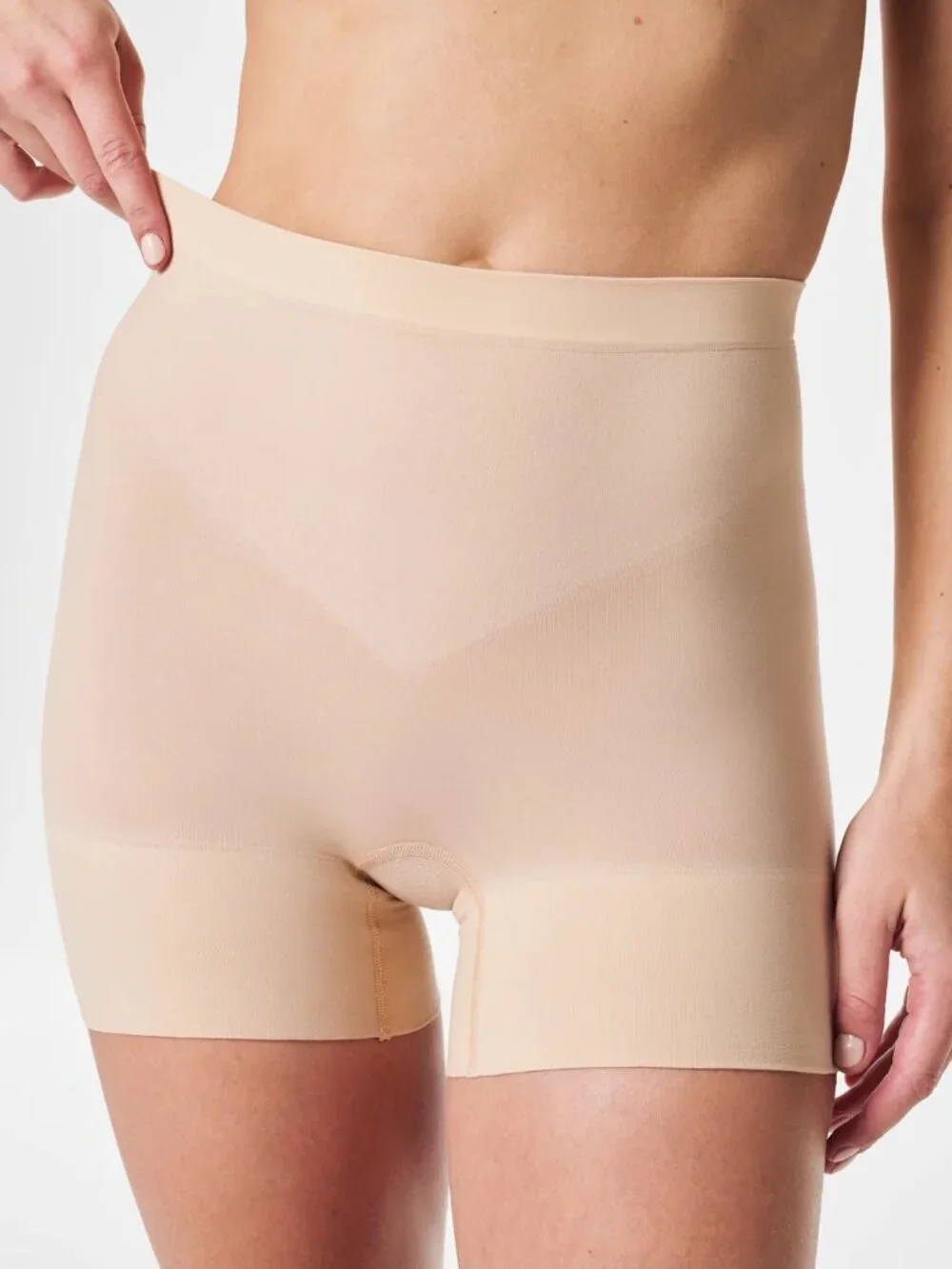 SPANX sculpt Seamless Power Shorts Shapewar Nude Size XS